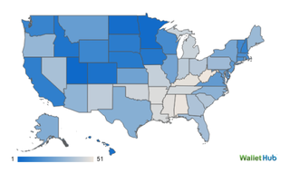 Happiest States in the United States - Happiest States