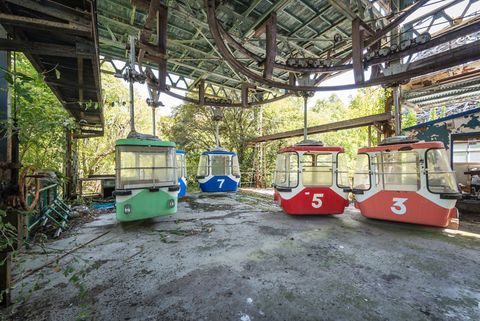 abandoned theme park