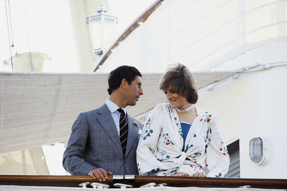 princess diana on royal yacht britannia