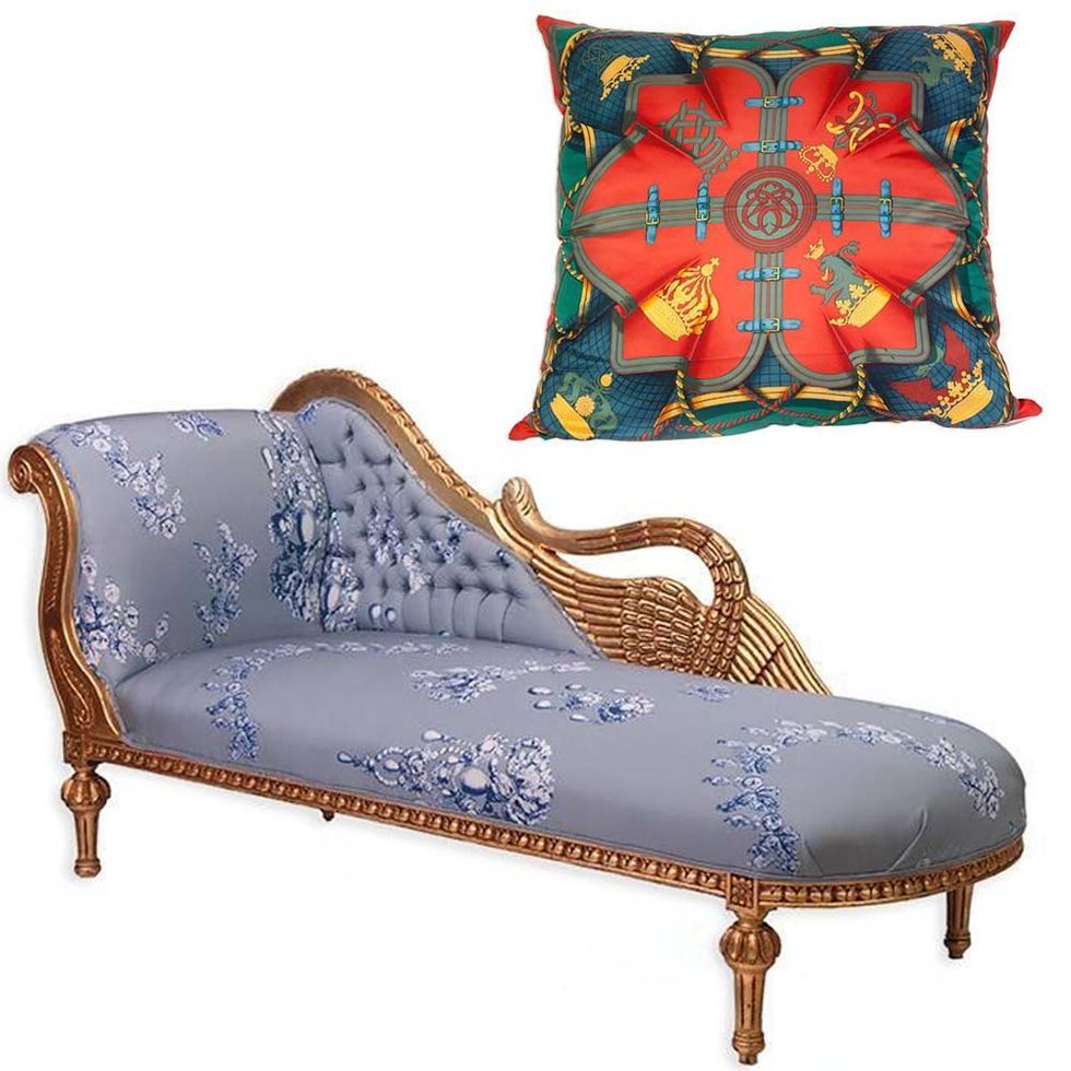 Blue, Brown, Textile, Furniture, Cushion, Tan, Throw pillow, Outdoor furniture, Pillow, Design, 