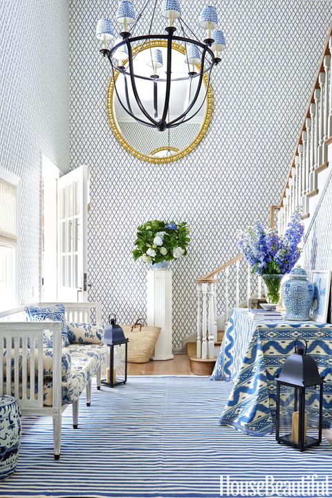 Blue And White House Los Angeles Designer Mark D Sikes