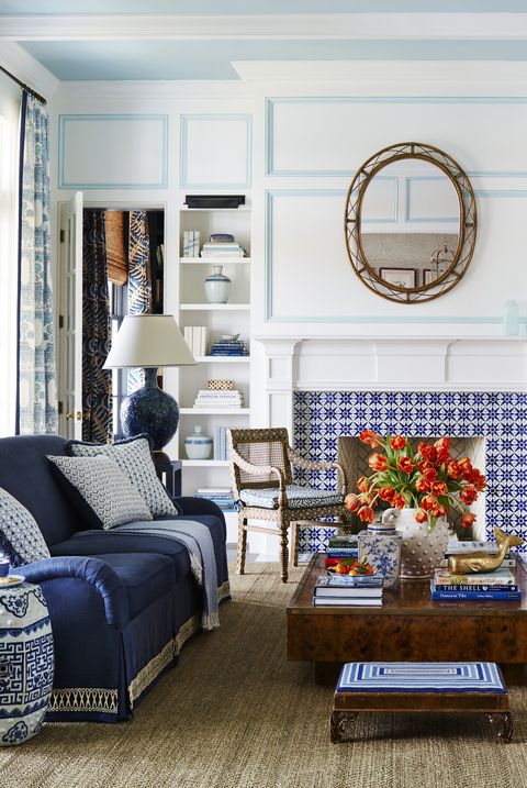 Andrew Howard Blue and White Beach House
