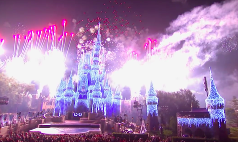 Walt Disney World Cinderella Castle Lighting