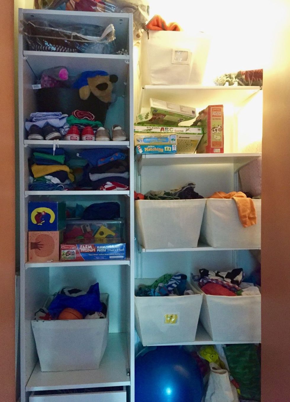 The Best Way to Organize your Baby's Closet - at home with Ashley