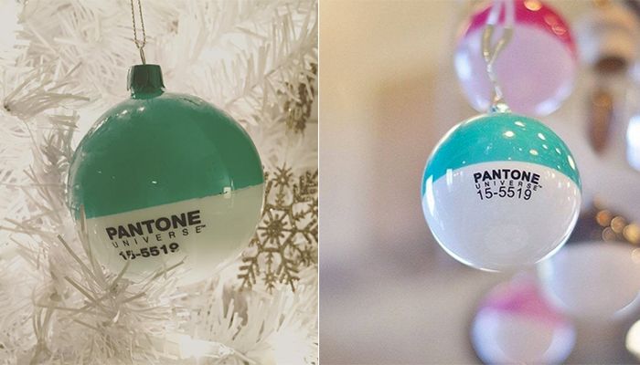 Pantone Christmas Ornaments Color