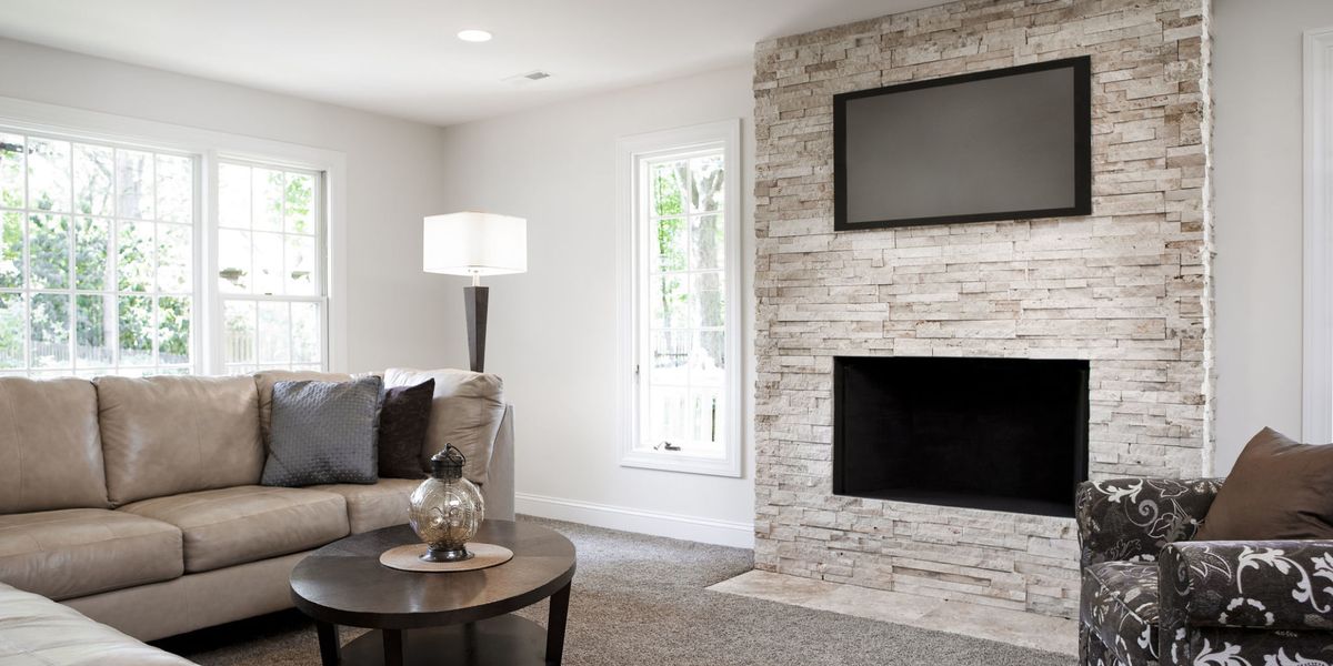 Featured image of post Tv Over Fireplace Ideas One it can block the heat