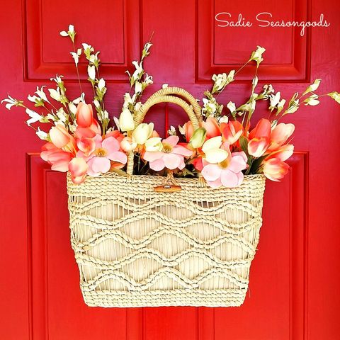 Faux Flower Tote