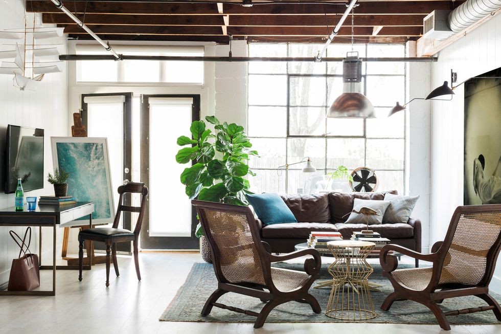 An Atlanta Loft Gets an Artsy Makeover - Bryan Patrick Flynn Atlanta Home