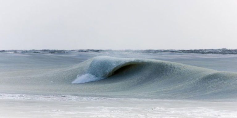 frozen ocean waves