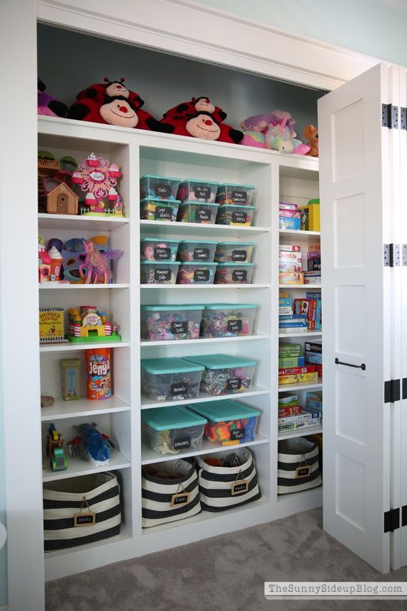 toy storage cabinet with doors