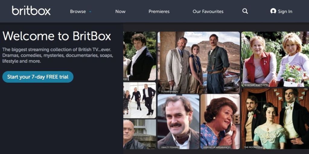 BritBox British Television Streaming Library Now Available