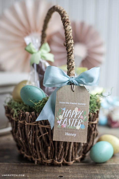 12 Personalized Easter Baskets - Monogrammed Baskets and ...