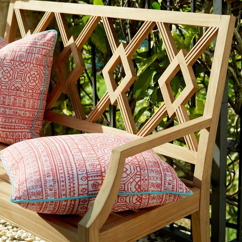 Furniture, Chair, Cushion, Room, Pillow, Outdoor furniture, Throw pillow, Textile, Quilt, Wood, 