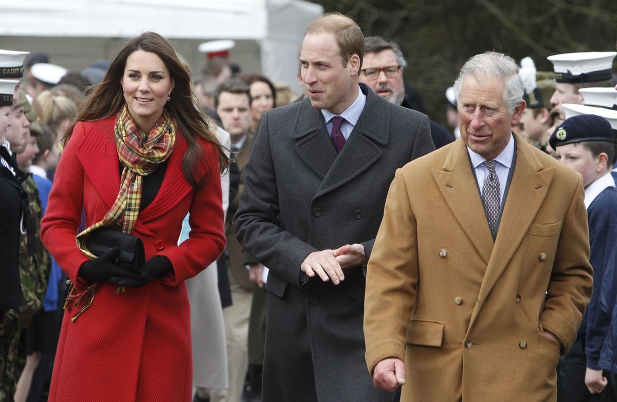 Kate Middleton, Prince William and Prince Charles
