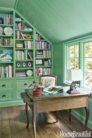green home office