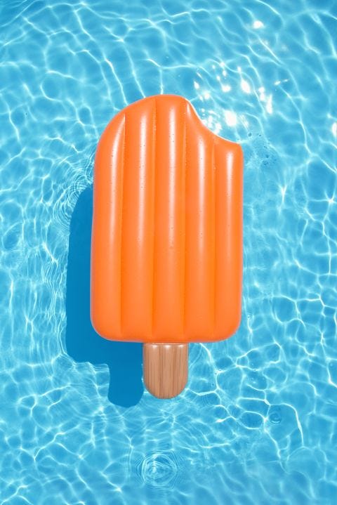 Water, Frozen dessert, Ice pop, Orange, Aqua, Ice cream bar, Games, 
