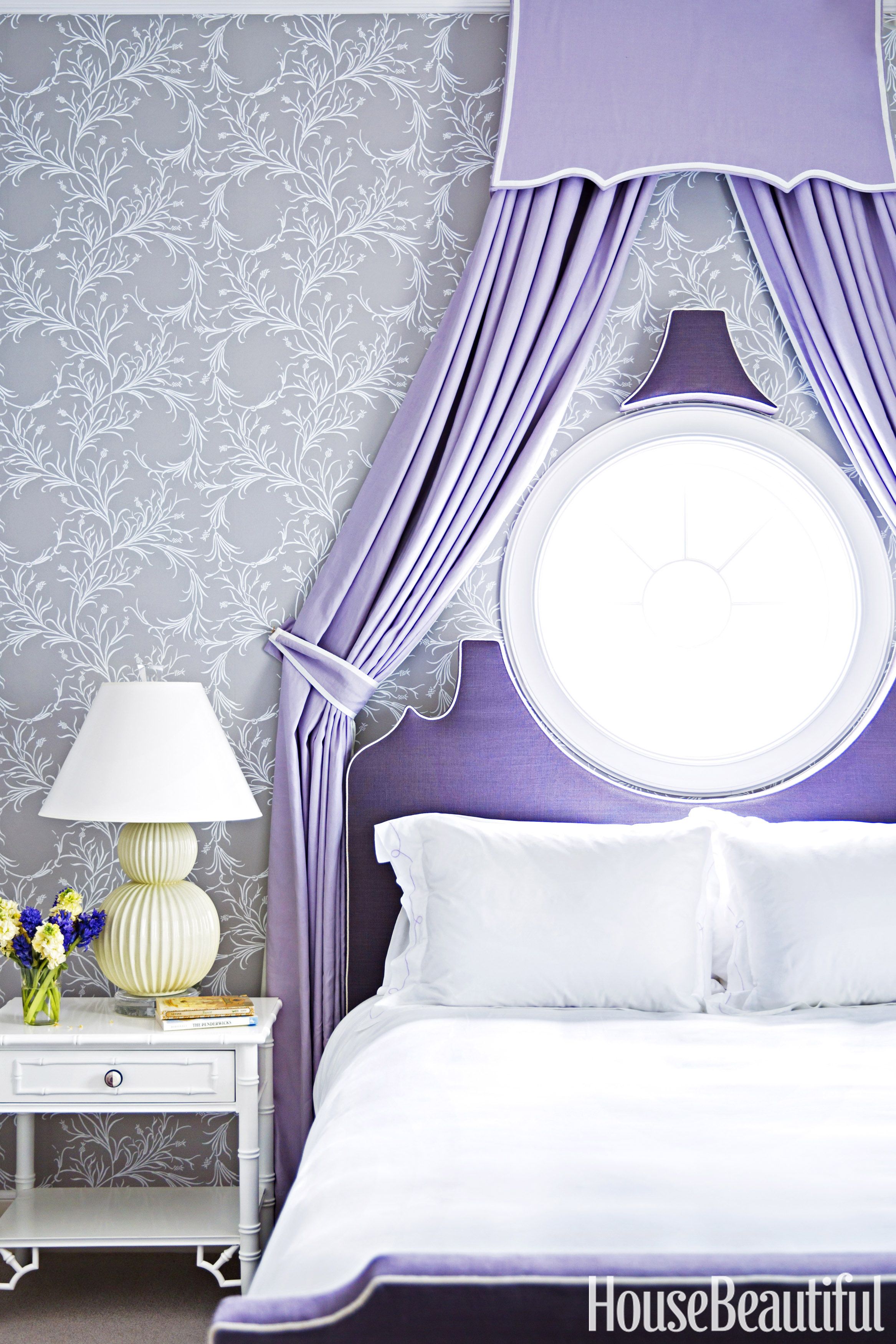 Purple and Silver Bedroom Dresser