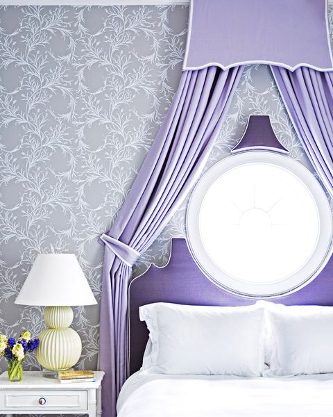 purple bedroom by celerie kemble and lindsey herod