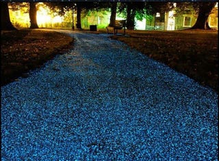 Glow In The Dark Pebbles Glowing Rocks On Image