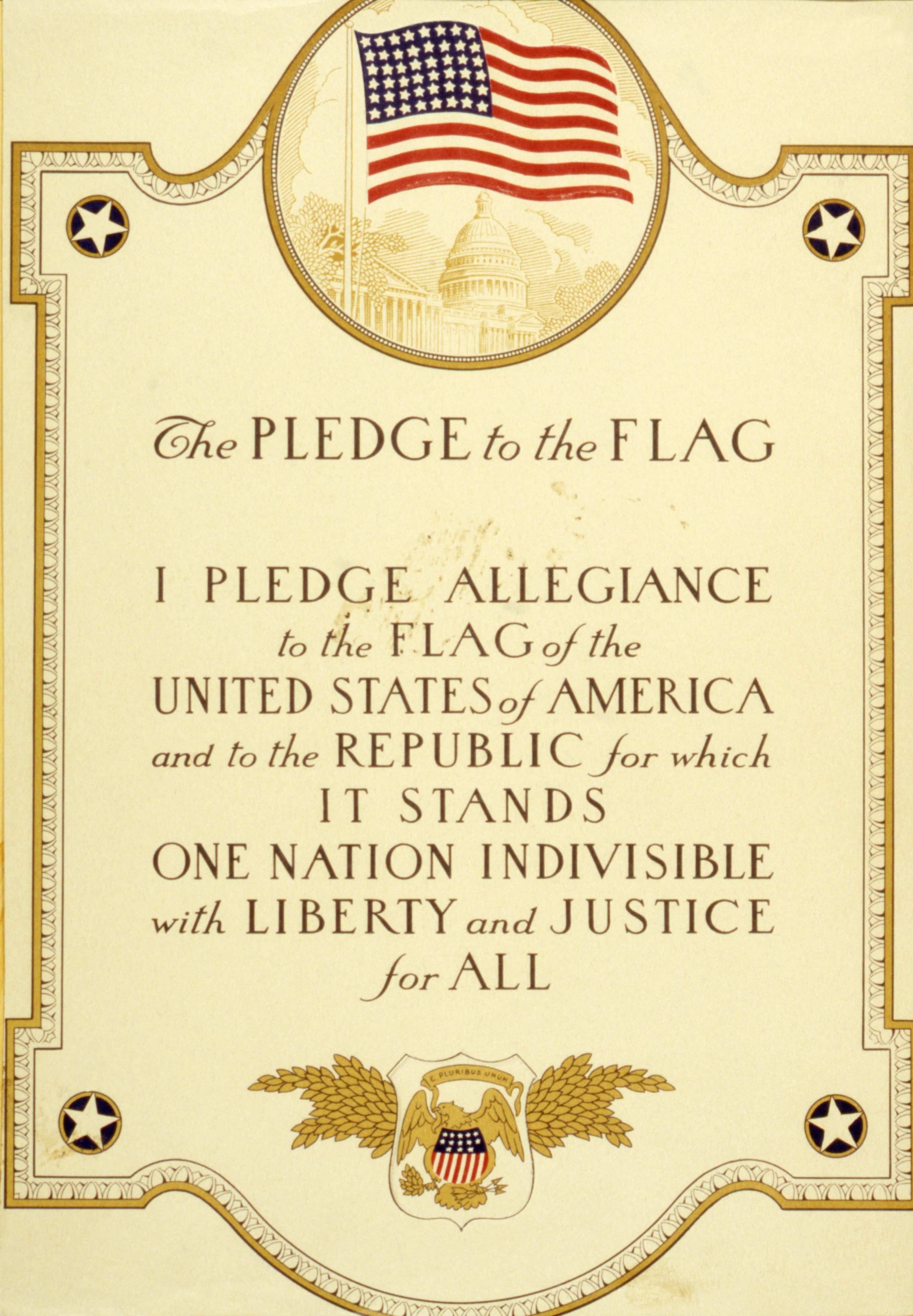 American Flag History Who Made The American Flag   Gallery 1497550628 Pledge Of Allegiance 