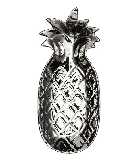 Pineapple, Fruit, Ananas, Plant, Bromeliaceae, Poales, Silver, Fashion accessory, Metal, 