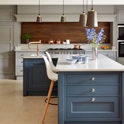 Countertop, Cabinetry, Furniture, Kitchen, Room, Property, Kitchen stove, Drawer, Interior design, Major appliance, 