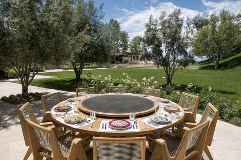 Kourtney Kardashian House Beautiful Kourtney Kardashian S Backyard Entertaining Tips
