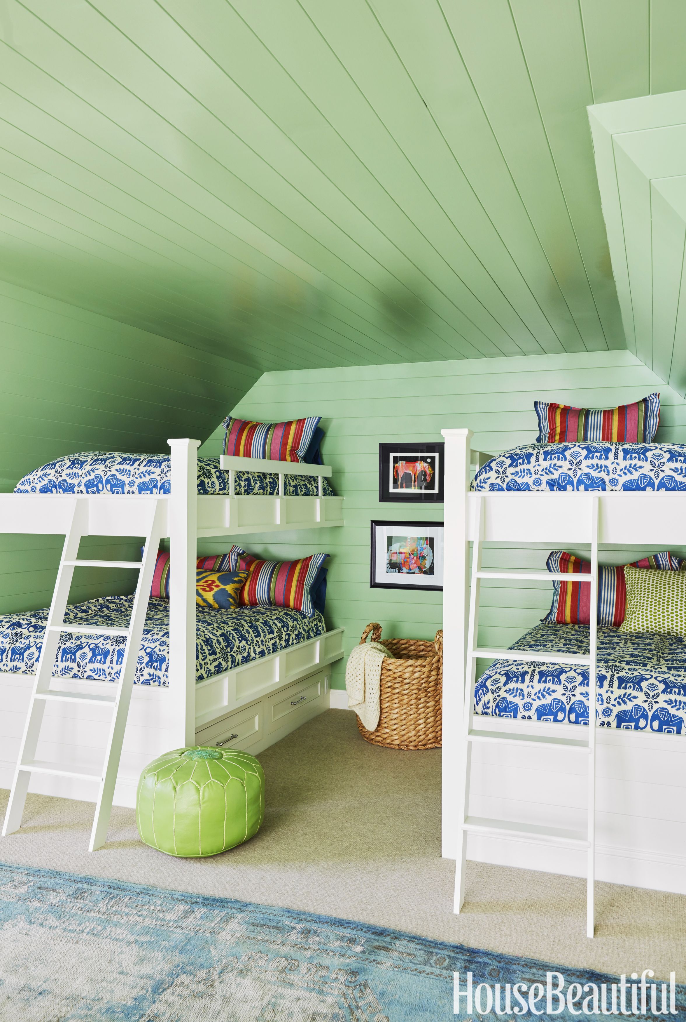 light green kids room