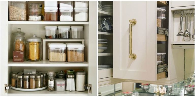 how to organize kitchen cabinets - storage tips & ideas for cabinets