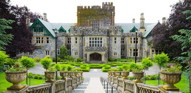 Plant, Garden, Facade, Walkway, Manor house, Mansion, Medieval architecture, Palace, Stately home, Shrub, 