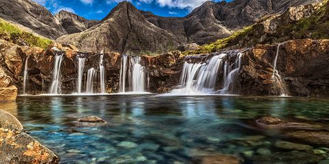 Waterfall, Body of water, Natural landscape, Water resources, Nature, Water, Watercourse, Nature reserve, Wilderness, Landscape, 