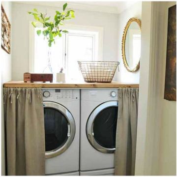 Black, Room, Laundry room, Property, Bathroom, Interior design, Furniture, Laundry, Clothes dryer, Material property, 