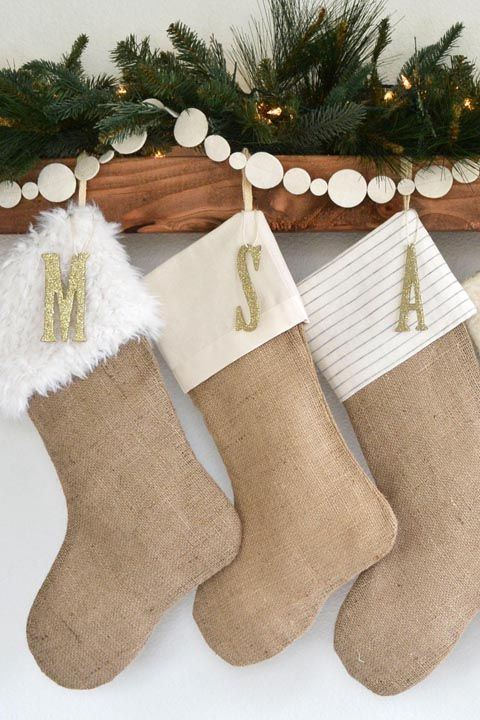 20 Fun Personalized Christmas Stockings - Monogrammed, Knit 