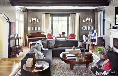 10 Stylish Gray Living Room Ideas Decorating Rooms With - How To Decorate Living Room With Gray Sofa