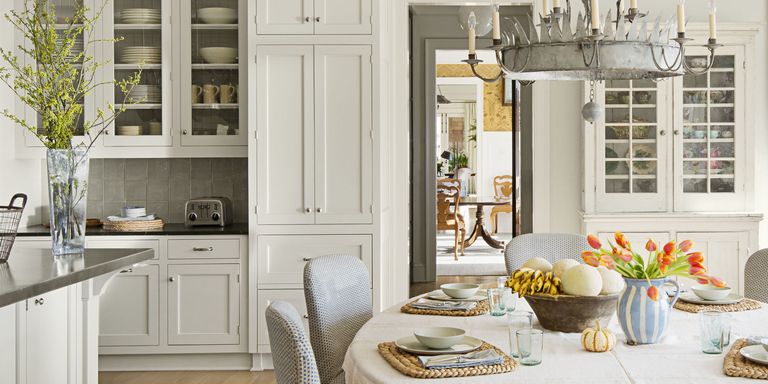 how to pick cabinets and hardware for an all-white kitchen