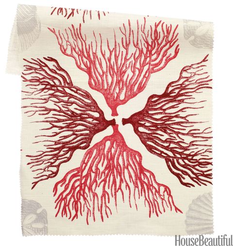 coral tyler graphic linen