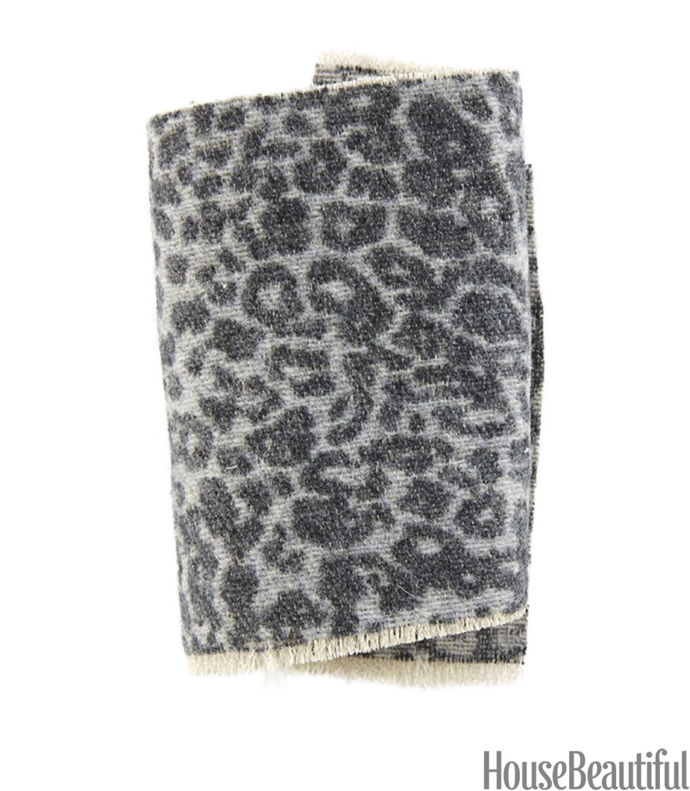 gray leopard fabric