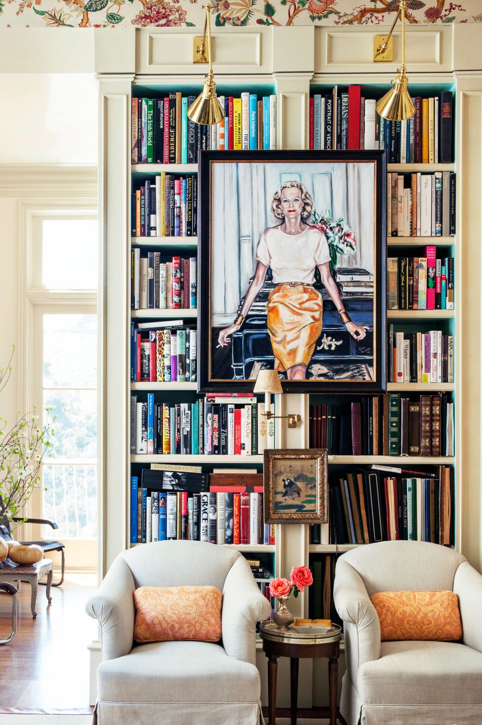 bookshelf portrait