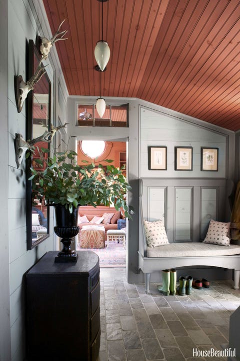 Blue And Red Boot Room House Beautiful Pinterest Favorite Pins October 24 2013 blue and red boot room house