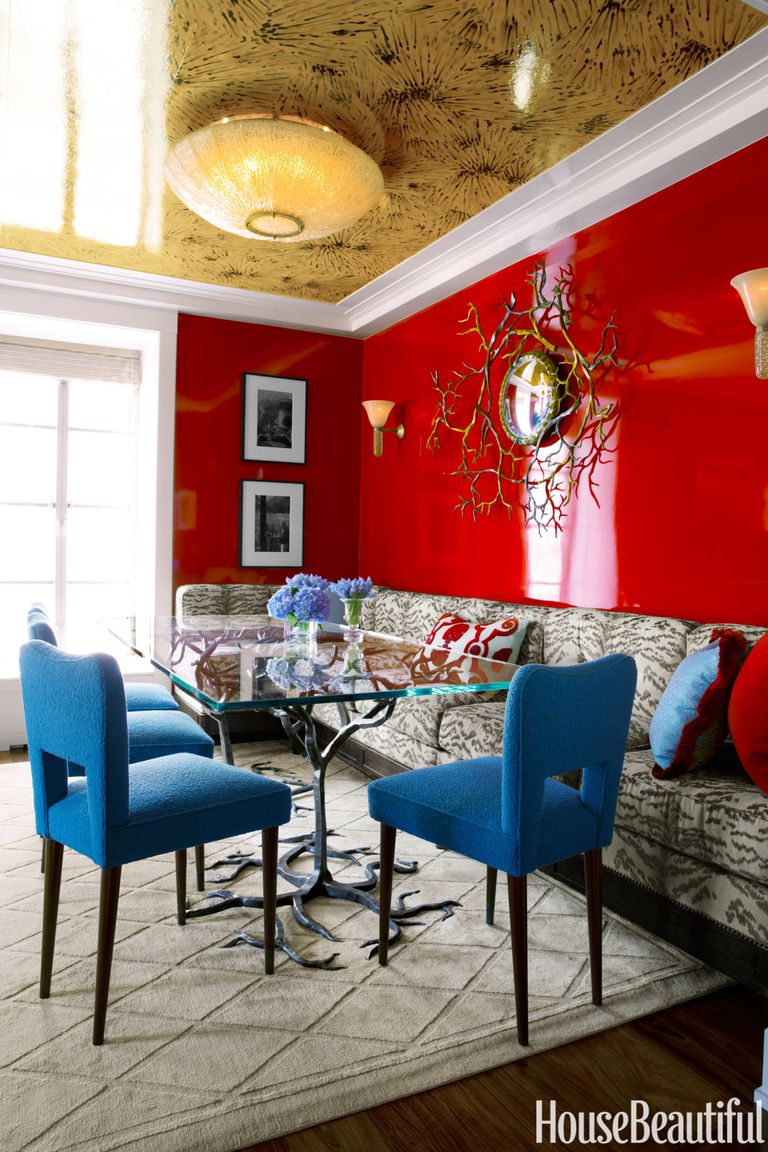 Bold Color in Small Spaces - Small Space Paint Colors