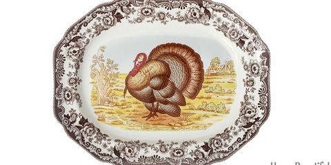 spoke woodland turkey platter