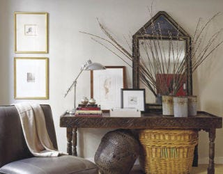 gray living room