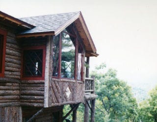 exterior of master bedroom