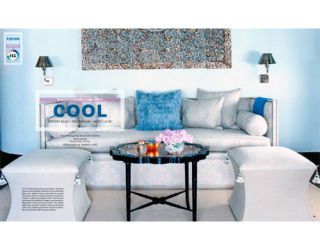 living room layout in magazine