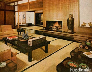 living room with fireplace