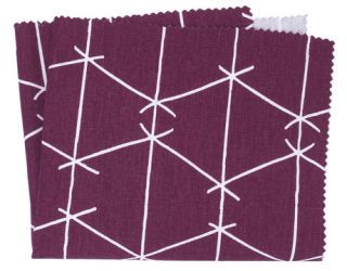 purple criss cross trellis fabric