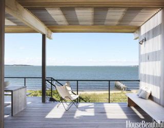 covered porch overlooking the ocean