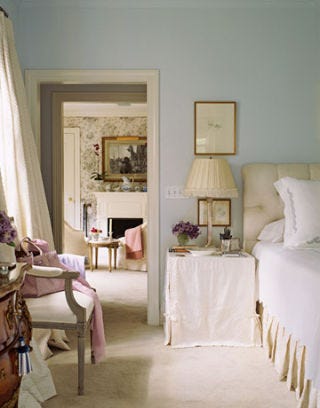 New Romantic Blue Bedroom