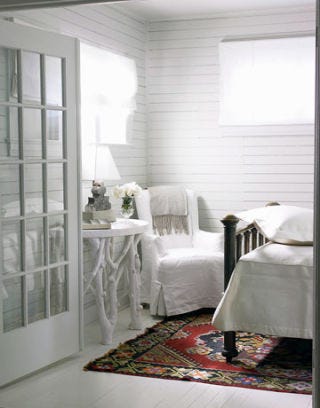 white bedroom