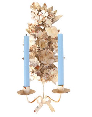 floral sconce